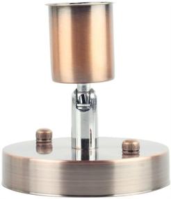 img 1 attached to ТIANFAN E26 180 градусов современный регулируемый потолочный светильник со встроенным держателем лампы (медь)