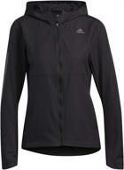 adidas womens hooded jacket black sports & fitness in leisure sports & game room logo