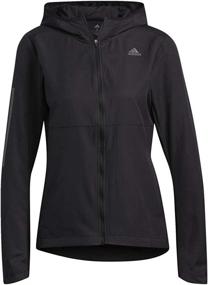 img 1 attached to Adidas Womens Hooded Jacket Black Sports & Fitness in Leisure Sports & Game Room