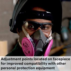 img 1 attached to Enhanced 3M 6300 Respirator: Optimal Respiratory Protection with Advanced Features