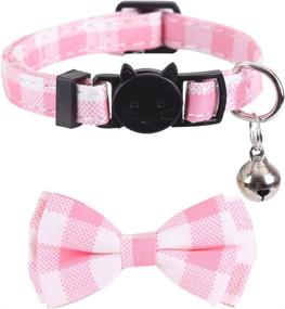 img 3 attached to Lamphyface Collar Breakaway Adjustable Safety Cats in Collars, Harnesses & Leashes