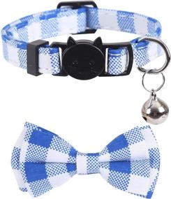img 1 attached to Lamphyface Collar Breakaway Adjustable Safety Cats in Collars, Harnesses & Leashes