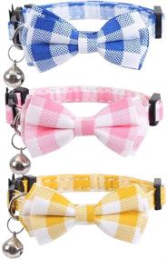 img 4 attached to Lamphyface Collar Breakaway Adjustable Safety Cats in Collars, Harnesses & Leashes