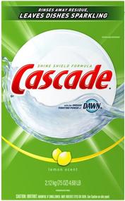 img 1 attached to 🍋 Cascade Dishwasher Detergent, Lemon Scent, Case Pack, Seven - 75 Ounce Boxes