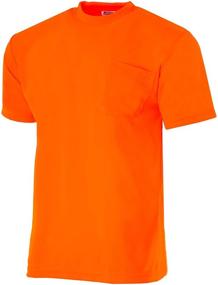img 4 attached to JORESTECH Men's Clothing: Visibility T-Shirt with Pocket Sleeve