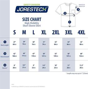 img 1 attached to JORESTECH Men's Clothing: Visibility T-Shirt with Pocket Sleeve