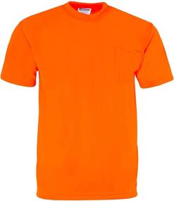 img 3 attached to JORESTECH Men's Clothing: Visibility T-Shirt with Pocket Sleeve