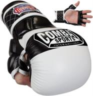 combat sports strike training gloves logo