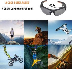 img 3 attached to Bluetooth Sunglasses Protection Polarized Motorcycle Camera & Photo