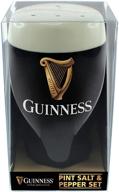 🧂 salt and pepper shaker by guinness - enhance your table with guinness flair! logo