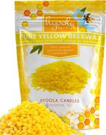 🐝 hyoola yellow beeswax pellets pastilles: versatile crafting ingredient for diy projects logo