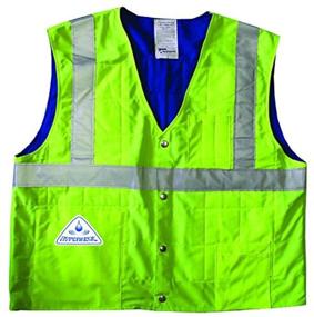 img 1 attached to 🌡️ HyperKewl 6538 High Visibility XL Evaporative Cooling Vest