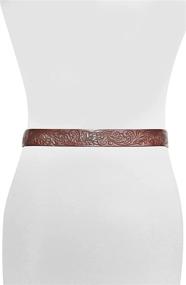 img 1 attached to Stylish and Versatile: Frye Women's 38mm Leather Belt – A Perfect Accessory for Every Outfit