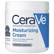 💧 cerave moisturizing cream: hyaluronic acid and ceramides for dry skin, 19 oz – fragrance free logo