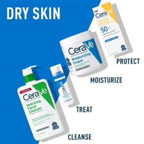 img 2 attached to 💧 CeraVe Moisturizing Cream: Hyaluronic Acid and Ceramides for Dry Skin, 19 Oz – Fragrance Free