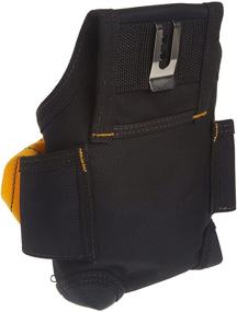 img 1 attached to 🧰 DEWALT DG5103 Small Durable Maintenance and Electrician's Pouch: Organize Tools, Flashlight, Keys in Black Leathercraft Pouch