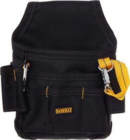 img 2 attached to 🧰 DEWALT DG5103 Small Durable Maintenance and Electrician's Pouch: Organize Tools, Flashlight, Keys in Black Leathercraft Pouch