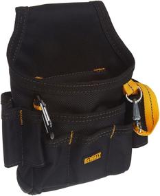 img 4 attached to 🧰 DEWALT DG5103 Small Durable Maintenance and Electrician's Pouch: Organize Tools, Flashlight, Keys in Black Leathercraft Pouch