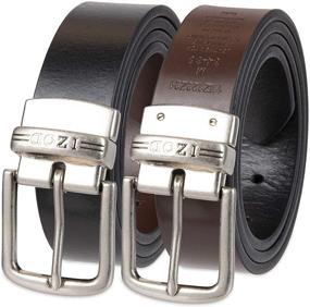 img 4 attached to 👔 Izod Reversible Leather Men's Belts