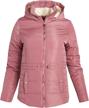 pink platinum womens winter coat women's clothing for coats, jackets & vests logo