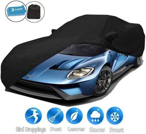 img 4 attached to iiSPORT Custom Fit C6 2005-2013 Corvette Grand Sport Water Resistant Car Cover: Anti-UV, Dustproof Convertible Full Covers Ideal for Indoor Garage Storage