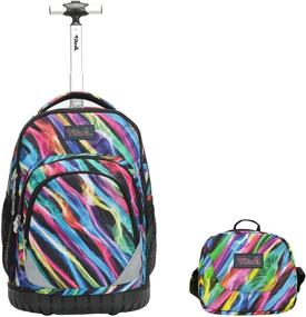img 4 attached to 🎒 Tilami Rolling Backpack Laptop 18 inch: Convenient & Stylish with Bonus Lunch Bag