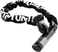 unbreakable security: kryptonite kryptolok 990 9.5mm combo chain bicycle lock logo