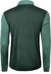 img 3 attached to 🏞️ Stay Dry and Comfortable with TAPULCO Moisture Collared Athletic Men's Shirts