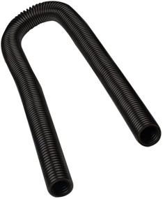 img 2 attached to 🔧 Universal 48" Black Stainless Steel Radiator Flex Hose Kit with Caps: Efficient Coolant Flow & Durability