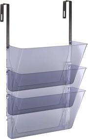 img 3 attached to 📁 Officemate Clear Letter Size Wall File with Hanger Set - Pack of 3 (21446)