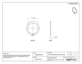 img 1 attached to Standard External Retaining 1060 1090 Phosphate