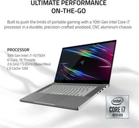 img 3 attached to 💻 Razer Blade 15 Base Gaming Laptop 2020: Intel Core i7-10750H, RTX 2070 Max-Q, 15.6" 4K OLED, 16GB RAM, 512GB SSD, CNC Aluminum, Chroma RGB, Thunderbolt 3, Creator Ready, Mercury White