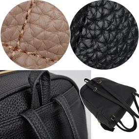 img 2 attached to Copi Womens Fashion Quilted Backpacks Backpacks in Casual Daypacks