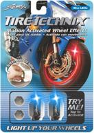 glow up your ride with street fx 1042198 tire technix moto hex blue light logo