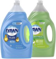 🧼 dawn dish soap + antibacterial hand soap bundle with refill, original & apple blossom scented, 56 oz each: get clean & germ-free hands" logo