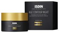 isdin age contour night cream: 🌙 rejuvenate face and neck with melatonin & peptides logo