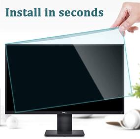 img 1 attached to Enhance Your Visual Comfort with a Hanging Type 23-24 inch Blue Light Blocking Screen Protector Panel for LED PC Widescreen Monitors