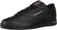 reebok men's exofit black silver: sleek & stylish athletic shoes logo