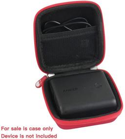 img 4 attached to 🔴 Red Hermitshell Hard EVA Travel Case for Anker PowerCore Fusion 5000 - 2-in-1 Portable Charger and Wall Charger
