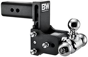 img 3 attached to 🚚 B&W Trailer Hitches Tow & Stow TS20048B - 2.5" Receiver, Tri-Ball (1-7/8" x 2" x 2-5/16"), 5" Drop, 14,500 GTW