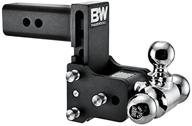 🚚 b&w trailer hitches tow & stow ts20048b - 2.5" receiver, tri-ball (1-7/8" x 2" x 2-5/16"), 5" drop, 14,500 gtw logo