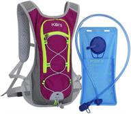 💦 stay hydrated on the go: kbni hydration backpack with 2l water bladder for outdoor running, hiking, camping, skiing, and cycling - ideal for women, men, and kids логотип