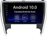 📻 dasaita 10.2" android 10 radio for toyota camry 2015 2016 2017 with bluetooth, stereo gps navigation, android auto, head unit, 1280 x 720 hd, wireless carplay, wifi, and dsp logo
