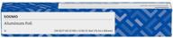🔒 стальная фольга solimo - превосходное качество, рулон 250 кв. футов (одиночная упаковка) от бренда amazon логотип
