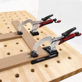 img 2 attached to 🔧 Milescraft 4006 3" Benchclamp - Versatile Clamp for T-Tracks, Clamp Tables & Clamp Plates