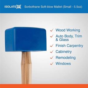 img 3 attached to Sorbothane Soft Blow Mallet Small 5.5-Ounce