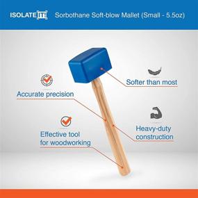 img 2 attached to Sorbothane Soft Blow Mallet Small 5.5-Ounce