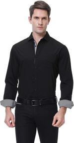 img 1 attached to 👔 Wrinkle-Resistant Bamboo Men's Shirts by Joey CV