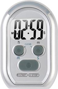 img 4 attached to 🔔 Silver ZYQY X-WLANG 3-in-1 Alert Timer 1013 with Vibration, Beep, and Flash – Ideal as Kitchen, Medical, and Therapeutic Timer