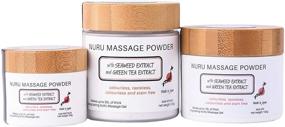 img 1 attached to Nuru Massage Gel Therapy Powder 100g - Seaweed & Green Tea, Japanese Origin, Paraben & Glycerine Free, Yields 2.64 Gallons
